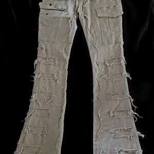 Kloud 9 NY Beige Cargo Jeans